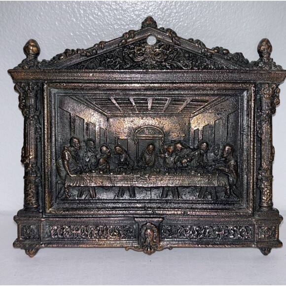 The Last Supper Copper/Metal Wall Hanging Small - Picture 1 of 4